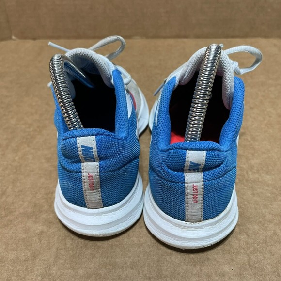 Nike 4.5Y/Womens 6 Bomb Pop CD8137-400 Tennis Shoe Downshifter Heat Check White - Picture 5 of 9